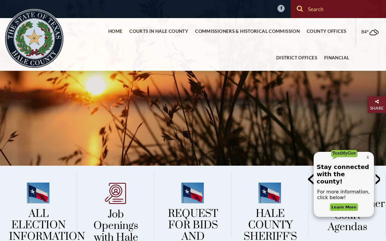 Hale County court records and District Clerk contact information